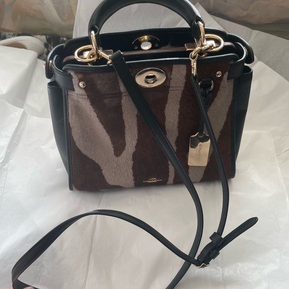 RARE COACH GRAMERCY CALFHAIR MINI SATCHEL - Picture 5 of 15